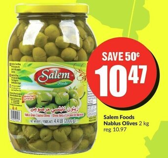 FreshCo Salem Foods Nablus Olives 2kg offer