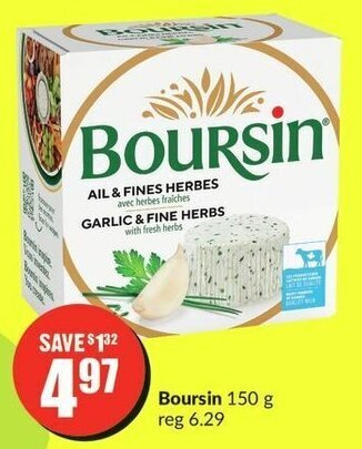 FreshCo Boursin 150g offer