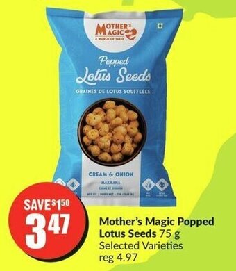 FreshCo Mother's Magic Popped Lotus Seeds 75g offer