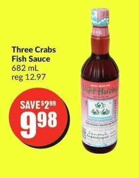FreshCo Three Crabs Fish Sauce 682 mL offer