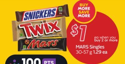 Sobeys Mars singles offer