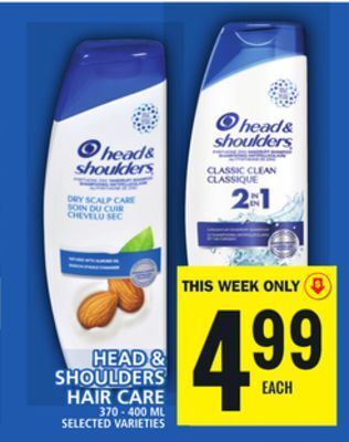 Food Basics Head & shoulders hair care offer