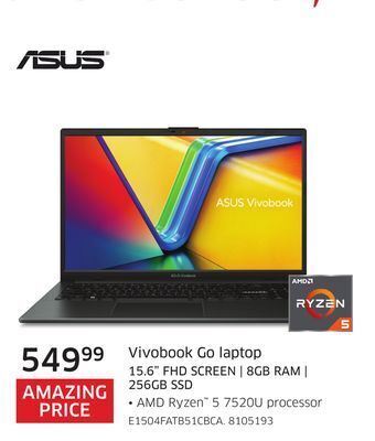The Source Asus vivobook go laptop offer