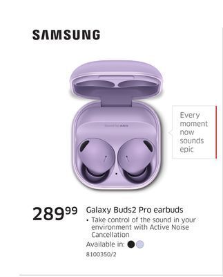The Source Samsung galaxy buds2 pro earbuds offer