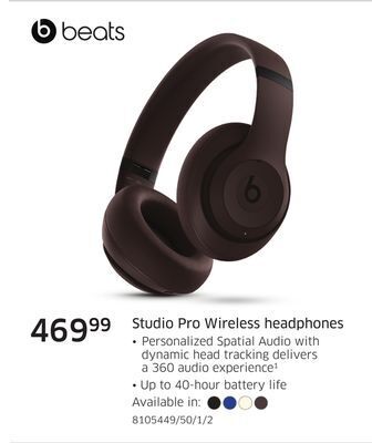 The Source Beats studio pro wireless headphones offer