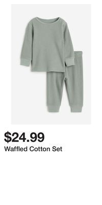 H&M Waffled cotton set offer