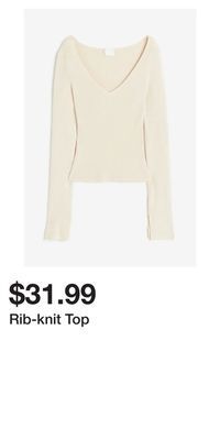 H&M Rib-knit top offer
