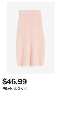 H&M Rib-knit skirt offer
