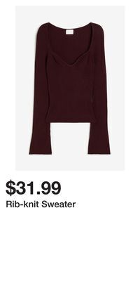 H&M Rib-knit sweater offer