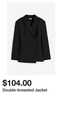 H&M Double-breasted jacket offer
