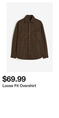 H&M Loose fit overshirt offer