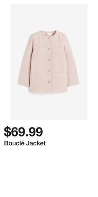 H&M Bouclé jacket offer