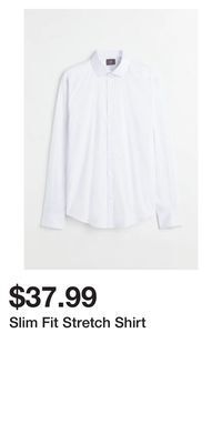 H&M Slim fit stretch shirt offer