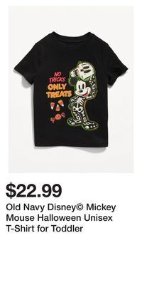 Old Navy Old navy disney mickey mouse halloween unisex t-shirt for toddler offer