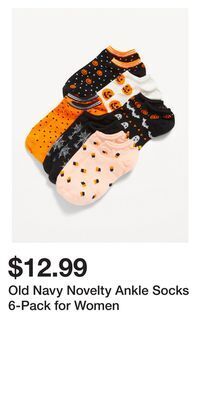 Old Navy Old navy novelty ankle socks 6-pack for women offer