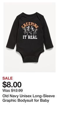 Old Navy Old navy unisex long-sleeve graphic bodysuit for baby offer