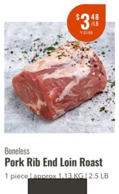 Wild Fork Foods Pork rib end loin roast offer