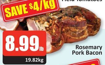 Starsky Rosemary pork bacon offer