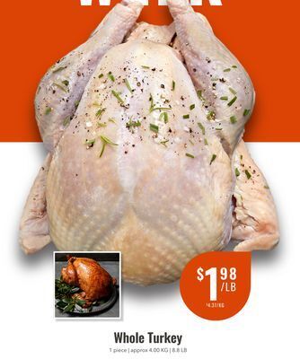 Wild Fork Foods Whole turkey offer