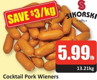 Starsky Cocktail pork wieners offer