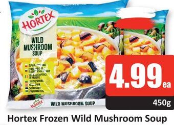 Starsky Hortex frozen wild mushroom soup offer