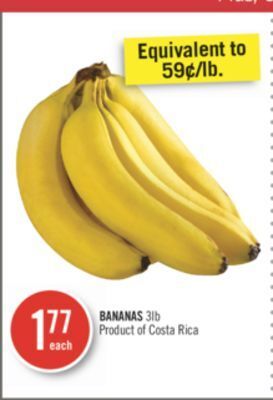Shoppers Drug Mart Bananas offer