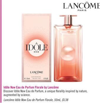 Shoppers Drug Mart Lancôme idôle now eau de parfum florale offer