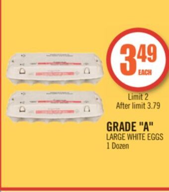 Shoppers Drug Mart Grade a large white eggs 1 dozen offer