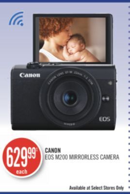 Shoppers Drug Mart Canon eos m200 mirrorless camera offer