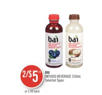 Shoppers Drug Mart Bai infused beverage offer