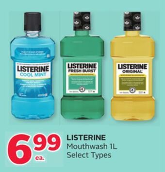 Rexall Listerine mouthwash offer
