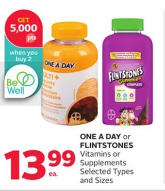 Rexall One a day or flintstones vitamins or supplements offer