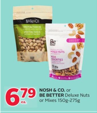 Rexall Nosh & co. or be better deluxe nuts or mixes offer