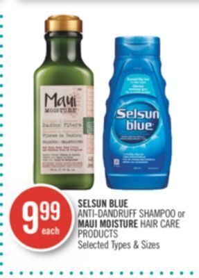 Shoppers Drug Mart Selsun blue anti-dandruff shampoo offer