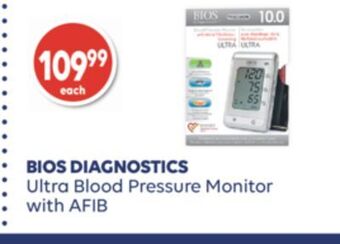 Shoppers Drug Mart Bios diagnostics ultra blood pressure monitor with afib offer