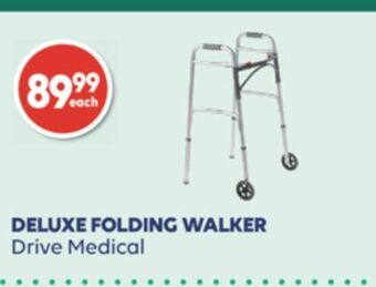 Shoppers Drug Mart Deluxe folding walker drive medical offer