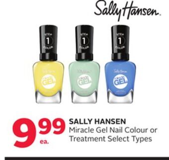 Rexall Sally hansen miracle gel nail colour or treatment offer