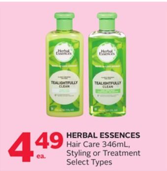Rexall Herbal essences hair care 346ml, styling or treatment offer