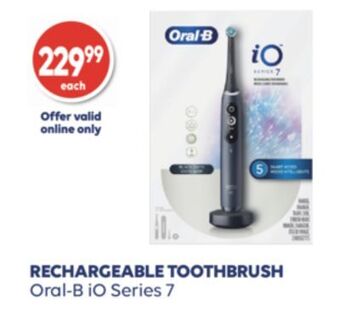 Wellwise by Shoppers Rechargeable toothbrush oral-b offer