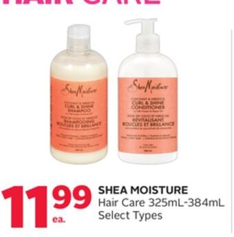 Rexall Shea moisture hair care offer