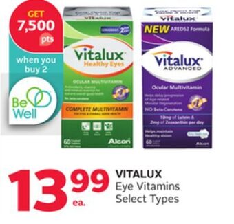 Rexall Vitalux eye vitamins offer