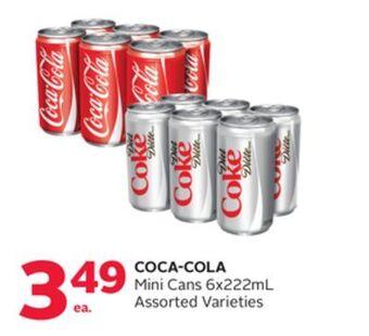 Rexall Coca-cola mini cans offer