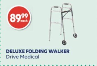 Wellwise by Shoppers Deluxe folding walker drive medical offer