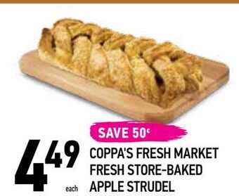 Coppa's Fresh Market Coppa's fresh market fresh store-baked apple strudel offer