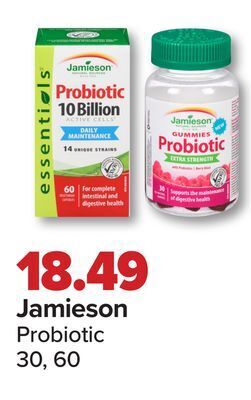 PharmaChoice Jamieson probiotic offer