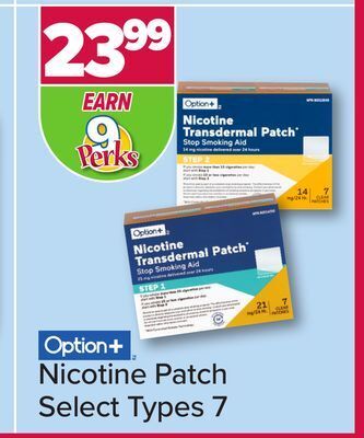 PharmaChoice Option+ nicotine patch offer