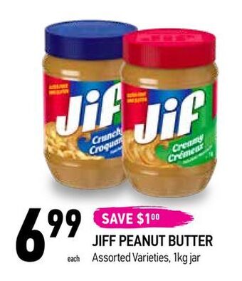 Coppa's Fresh Market Jiff peanut butter offer