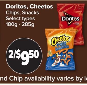 PharmaChoice Doritos, cheetos chips, snacks offer