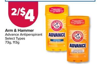 PharmaChoice Arm & hammer advance antiperspirant offer