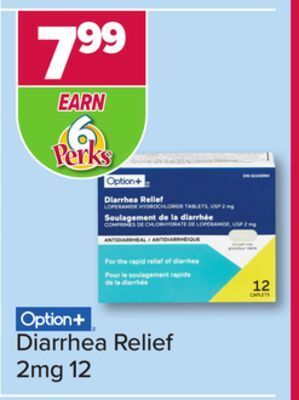PharmaChoice Option+ diarrhea relief offer